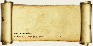 Miljana Mećava vizit kartica